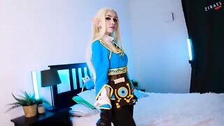 Zelda waits no more for Link, she wants a cock in her pussy - CUT version