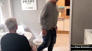 The old fart screwed German amateur right at home
