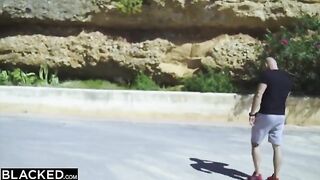 Blonde hottie Venera gets her pussy smashed by BBCs in intense DP action