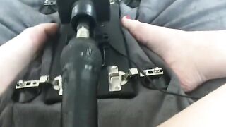 I let a machine grind my clit and fuck me until I came