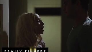 Two step siblings get naughty and share a climactic moment
