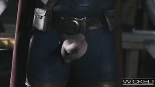 Deadpool, Yelena, and Taskmaster fuck Black Widow in a hardcore foursome