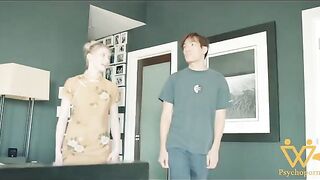 Melody Marks gets her pussy railed in Chinese dress