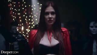 Four young adults serve Mistress Maitland in a captivating Deeper scene