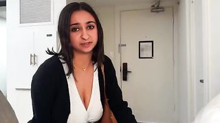 A business trip mix-up leads to unexpected intimate encounter with a coworker