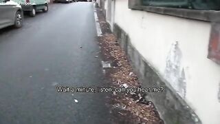 A cheating milf gets her ass pounded for a thousand euros, damn!