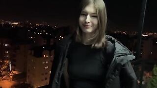 A hot 18-year-old neighbor was willing to get intimate for cash