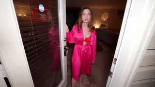The neighbor came to check on his wife on Valentine's Day and got intimate