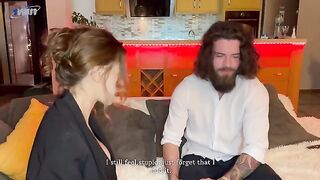 A stepmom, out of touch, turns to anal after a light massage, shocking everyone