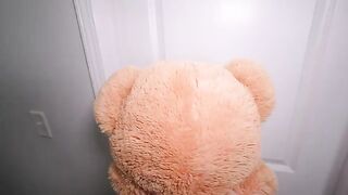 My petite step-sister dominates me for spying on her and masturbating
