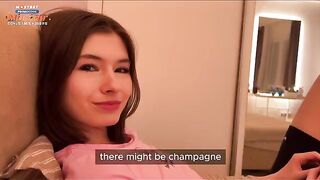 Filming sex with a girl who isn't shy in front of the camera