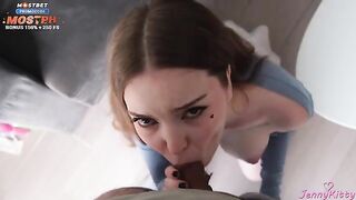 A young guy is fucking his gorgeous stepmom on camera