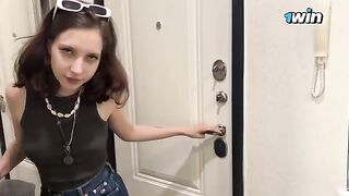 Met cute Ukrainian girl on the street and fucked her that day