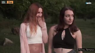 Two Russian girls arranged an orgy, inviting all their friends to join in the fun