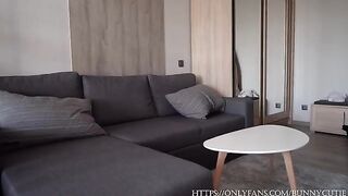 A guy fucked his hot stepmom while his wife observed from the window