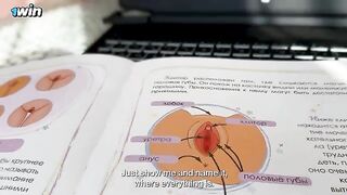 A stepmom explained to her stepson the structure of the female genital area
