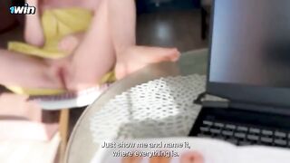 A stepmom explained to her stepson the structure of the female genital area