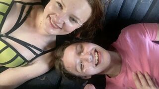 Crazy anal bus orgy with hot teenage girl and intense action