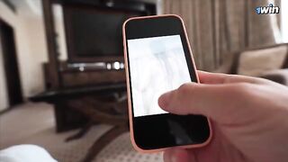 Girl caught stepbrother spying, threatens to tell parents unless he indulges her