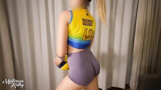 A game is on, and Mysterious Kathy’s stunning curves are at stake!