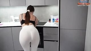 A hot chick came to clean my house and offered a blowjob