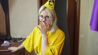 My stepbrother pushed his dick in my wet pussy on my special day