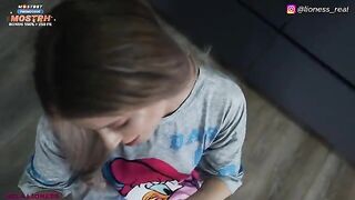 A hot morning session with the stepsister is much more helpful than coffee