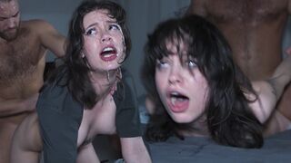 First rough fuck turns a sweet girl into a squirting bitch in an extreme session