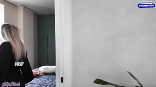 A lonely hot mom, played by stunning Letty Black, seduces the handyman