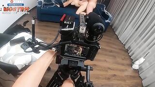Behind the Scene: Hard Sex and Fake Boobs with a Stunning Blonde