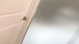 Spying on the Goth step-sister with big natural tits is a fantasy