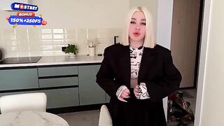 The disgruntled neighbor gets fucked hard by the hot blonde