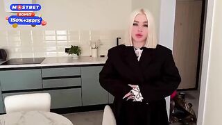 The disgruntled neighbor gets fucked hard by the hot blonde