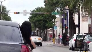 The guy with his friends fucked two whores in a steamy car encounter