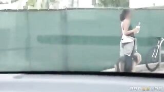 The guy with his friends fucked two whores in a steamy car encounter