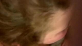 I stuck my cock in eggs and a blonde blowjob
