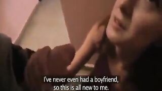 A sexy girl tried anal sex for the first time