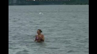 Outdoor sex of young Russian students in a group