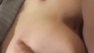 A hairy pussy of a sexually experienced girl was fucked by her brother
