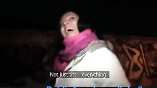 They removed the whore's panties and fucked her in the toilet of Resyran
