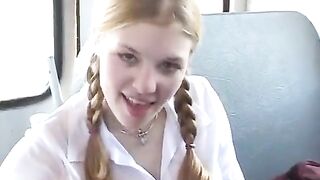 Porn under the skirt of schoolgirls, a steamy scene fit for the "18 Years Old" channel