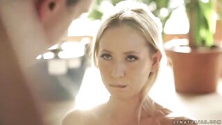 A cutie gently rides her husband, showcasing Kiara’s sensual charm