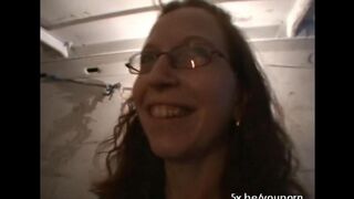 A sexy girl is fucked by two guys in an intense threesome
