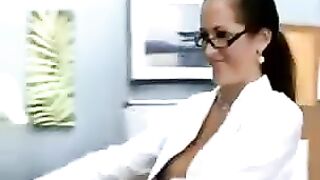 Fake teacher gives Italian lesson to a naughty schoolgirl in underwear