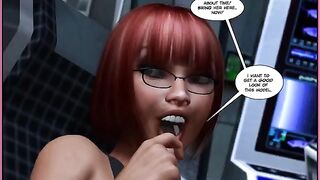 Comic porn with a variety of monsters to engage with