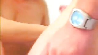 Blonde Russian makes a blowjob, you'll love it
