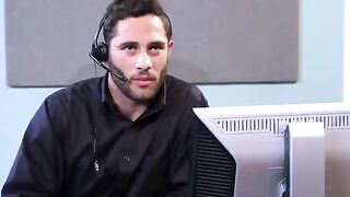 Sexual employees have sex right on the work table