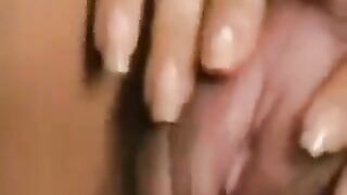 I love playing with my big hairy clit and cumming alone