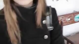 Brought a chick to the bus stop and took her panties off