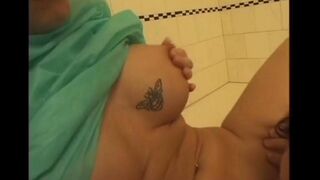 The doctor checked the girl's body temperature and licked her pussy